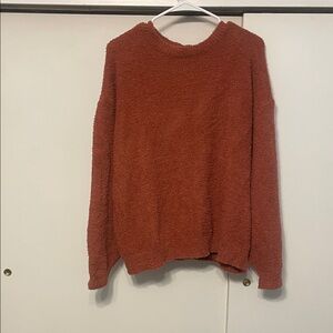 Pink Lily Warm Terracotta Sweater